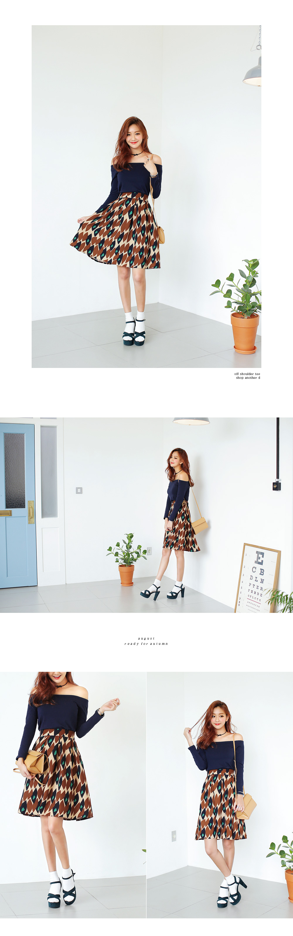 6colorsオフショルダーTシャツ・全6色 | DHOLIC | 詳細画像2