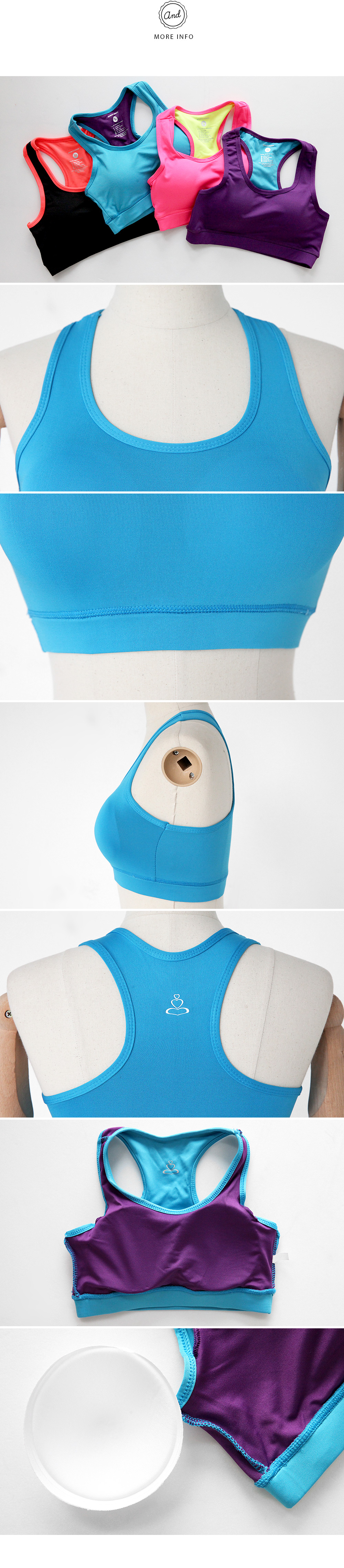 ネオンカラーストレッチスポーツブラ・全4色 | DHOLIC | 詳細画像8