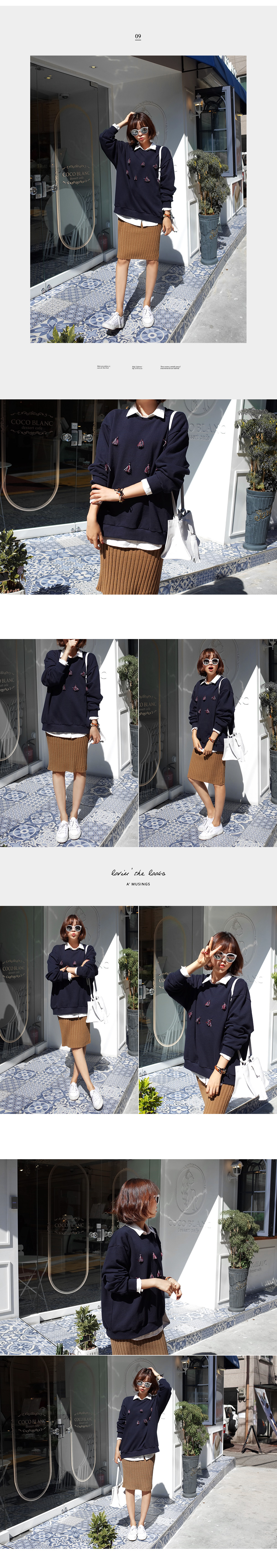 <font color=red><b>**雑誌mer2月号/mina1月号/SEDA12月号/Scawaii!12月号掲載**</b></font>ニット編みペンシルミディスカート・全4色 | DHOLIC | 詳細画像5