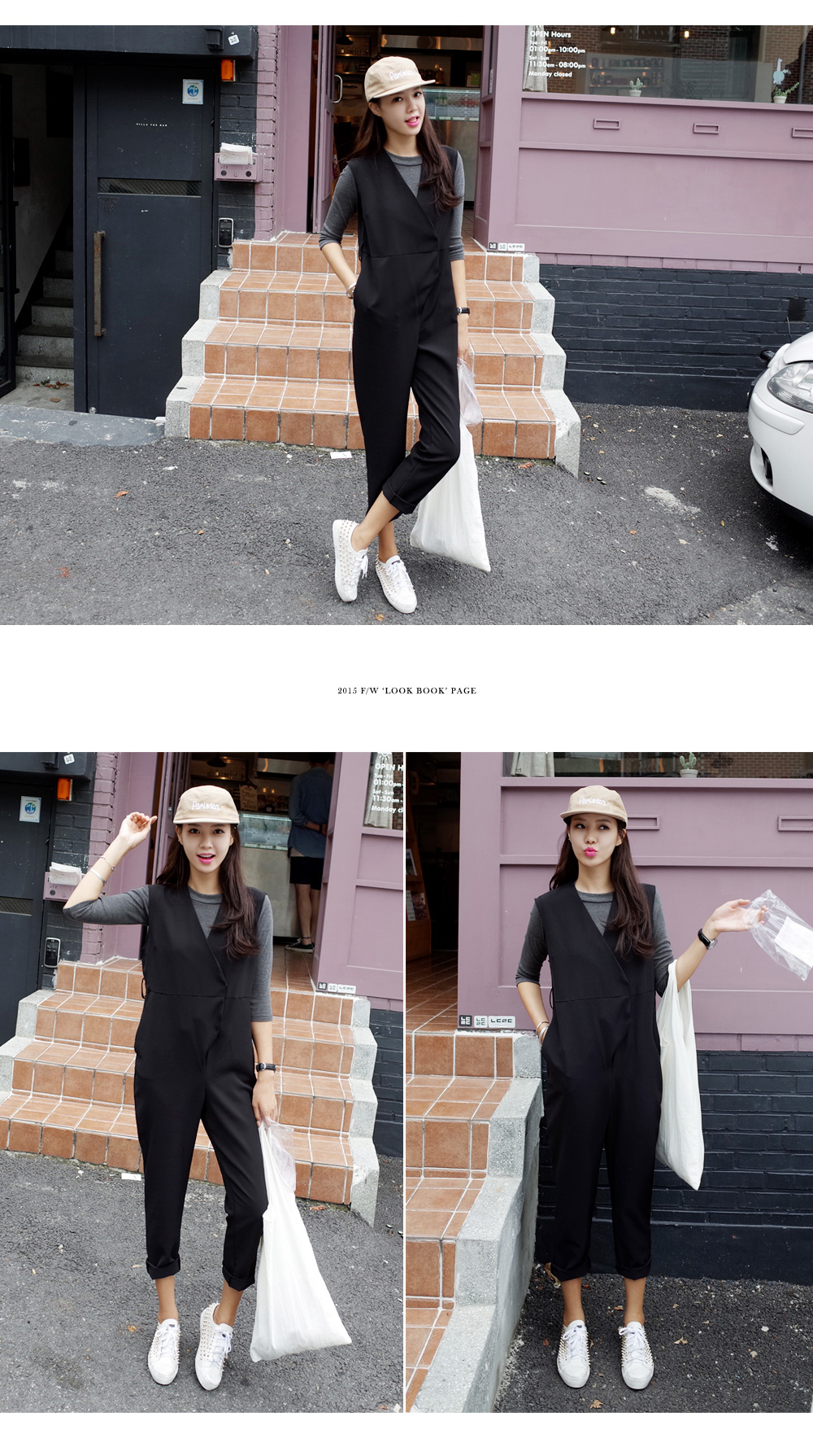 ベルトset Vネックオールインワン・全2色 | DHOLIC | 詳細画像7