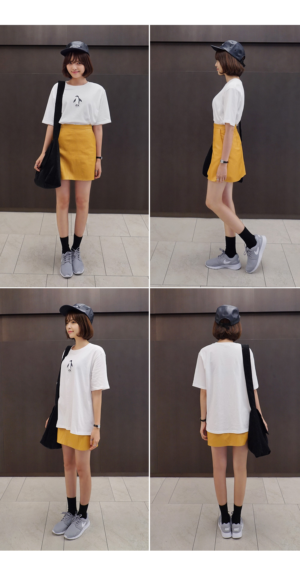 フェイクレザーAラインスカート・全2色 | DHOLIC | 詳細画像11