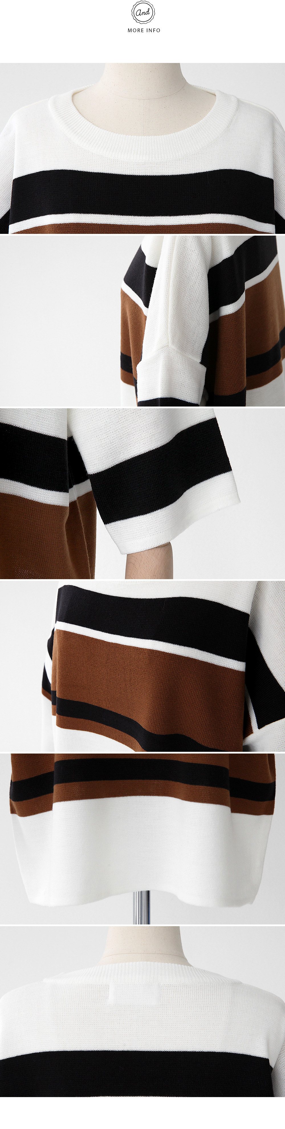 <font color=red><b>**雑誌mina1月号/Scawaii!12月号掲載**</b></font>ワイドボーダーオーバーロングニット・全3色 | DHOLIC | 詳細画像12