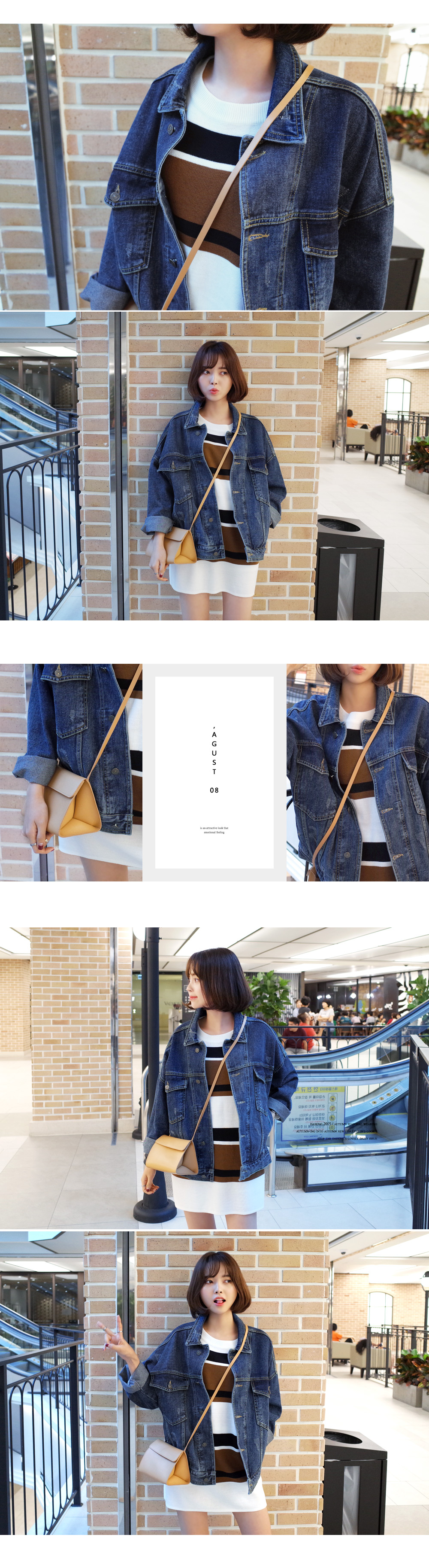 <font color=red><b>**雑誌mina1月号/Scawaii!12月号掲載**</b></font>ワイドボーダーオーバーロングニット・全3色 | DHOLIC | 詳細画像5