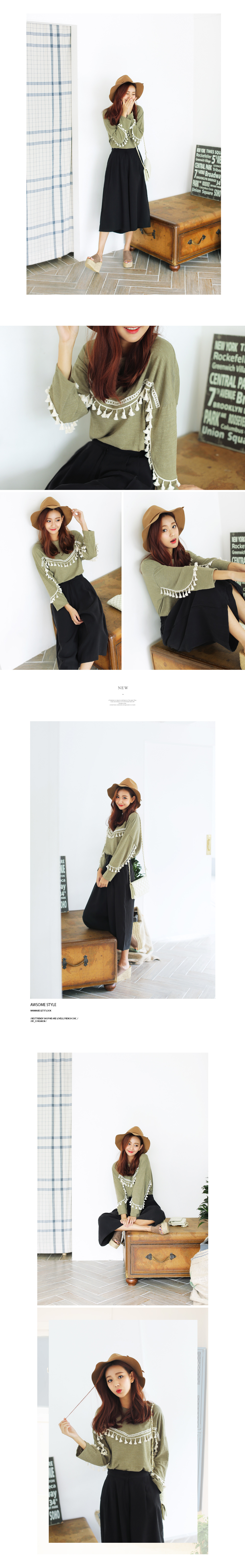 <font color=red><b>**雑誌Scawaii!3月号掲載**</b></font>ダークカラーガウチョパンツ・全3色 | DHOLIC | 詳細画像8