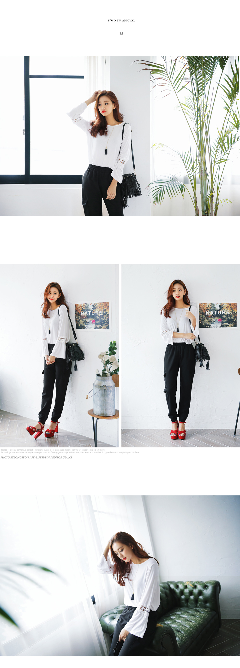 フェイクレザータッセルゴールドカラーロングネックレス・全3色 | DHOLIC | 詳細画像6