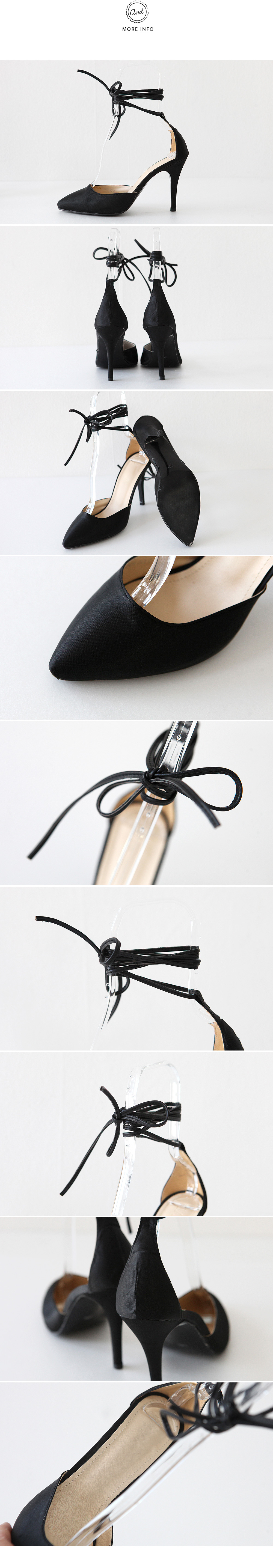 <font color=red><b>**雑誌Seventeen5月号掲載**</b></font>ロングストラップポインテッドトゥヒール・全1色 | DHOLIC | 詳細画像13