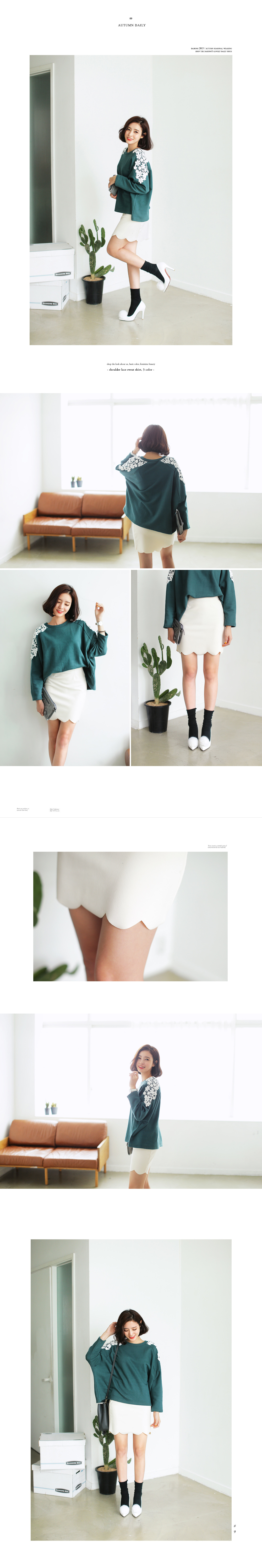 ファーデザインフェイクレザーポインテッドトゥミドルヒール・全2色 | DHOLIC | 詳細画像9