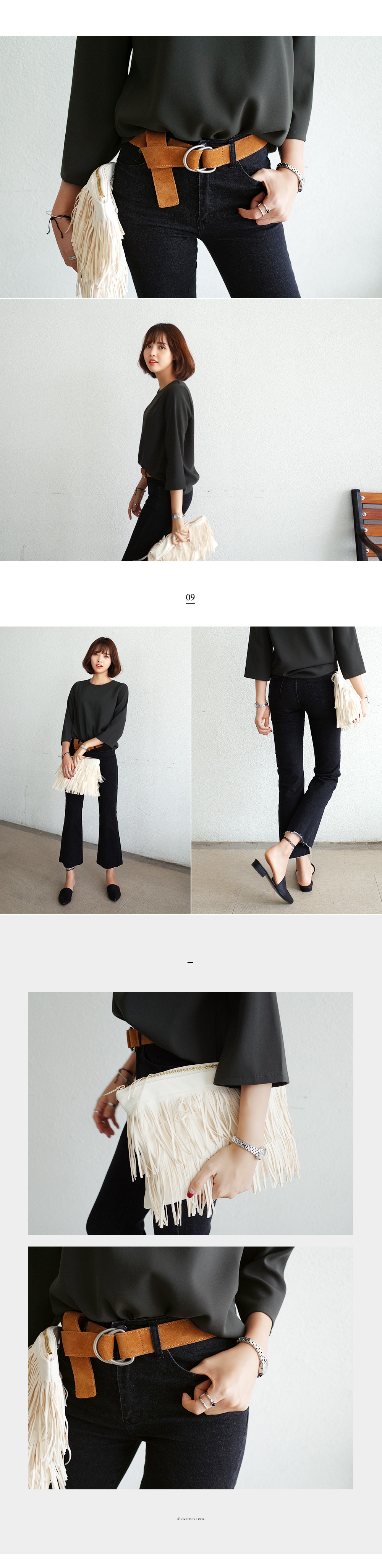 ハイウエストブーツカットブラックデニムパンツ・全1色 | DHOLIC | 詳細画像3