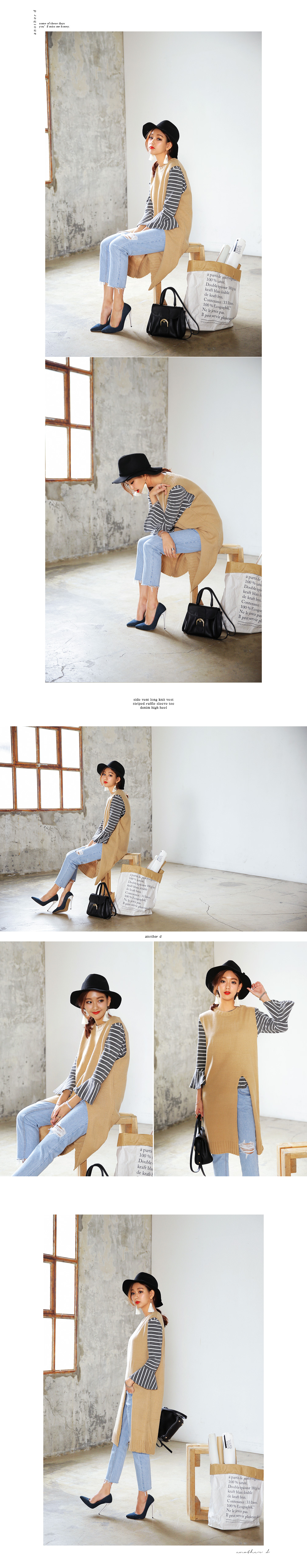 デニムディテールポインテッドトゥハイヒール・全2色 | DHOLIC | 詳細画像12