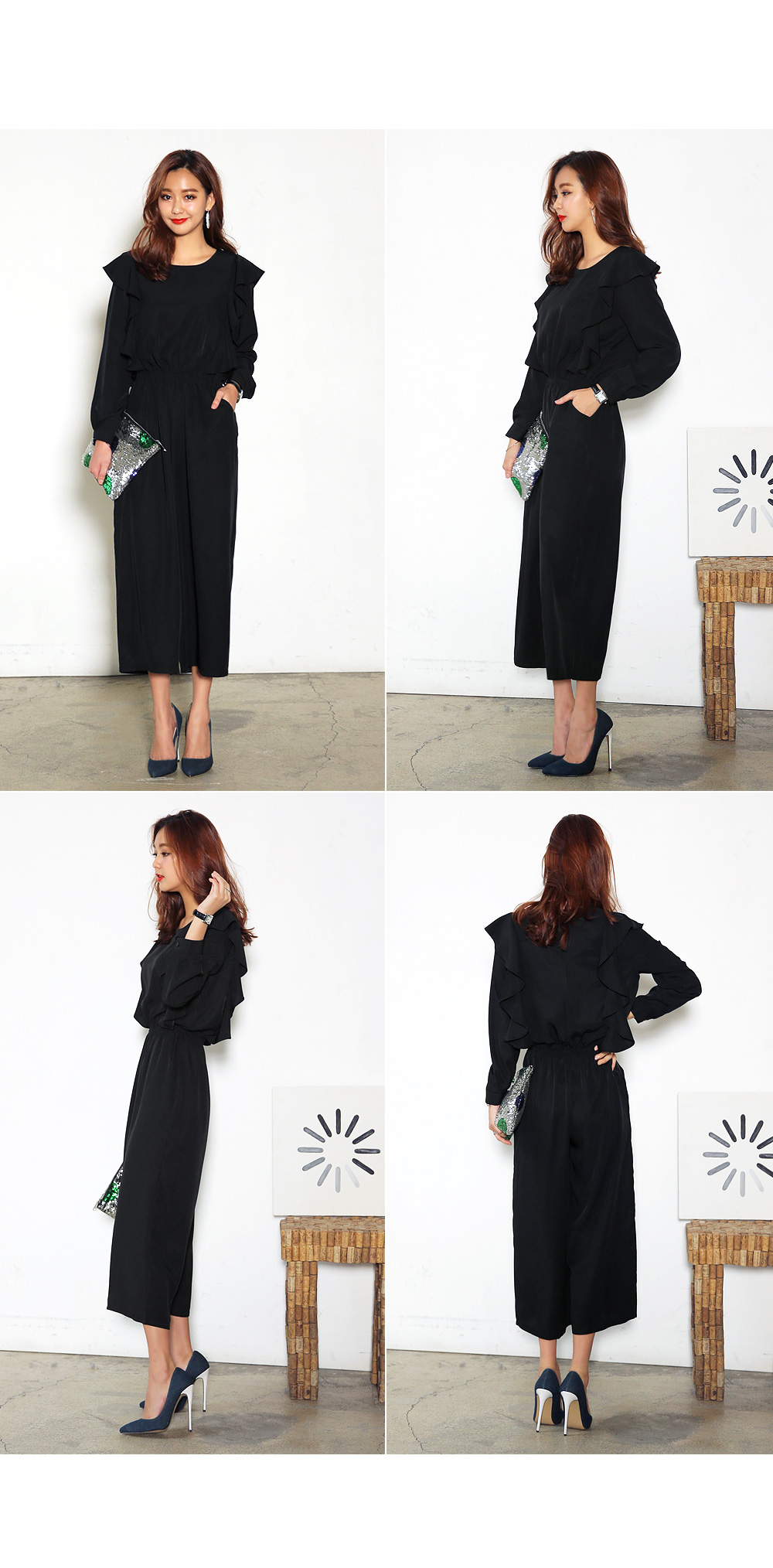 デニムディテールポインテッドトゥハイヒール・全2色 | DHOLIC | 詳細画像5