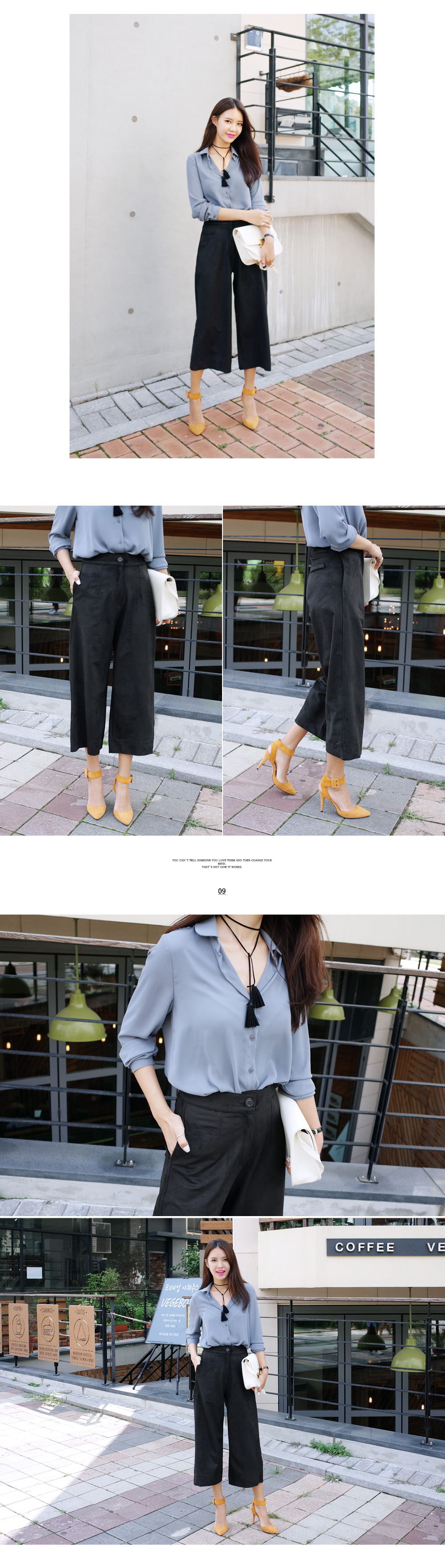 タッセルつきループネックレス風チョーカー・全4色 | DHOLIC | 詳細画像3