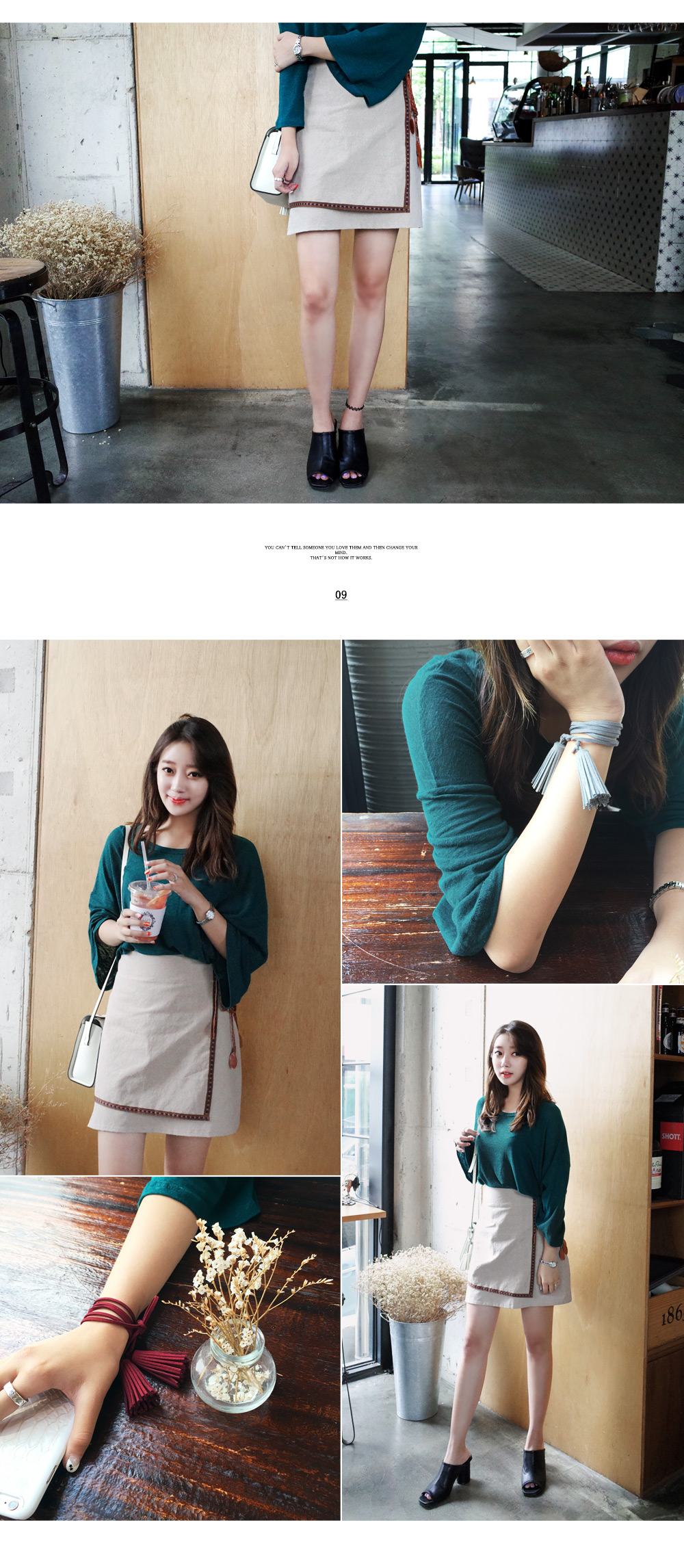 タッセルつきループネックレス風チョーカー・全4色 | DHOLIC | 詳細画像6