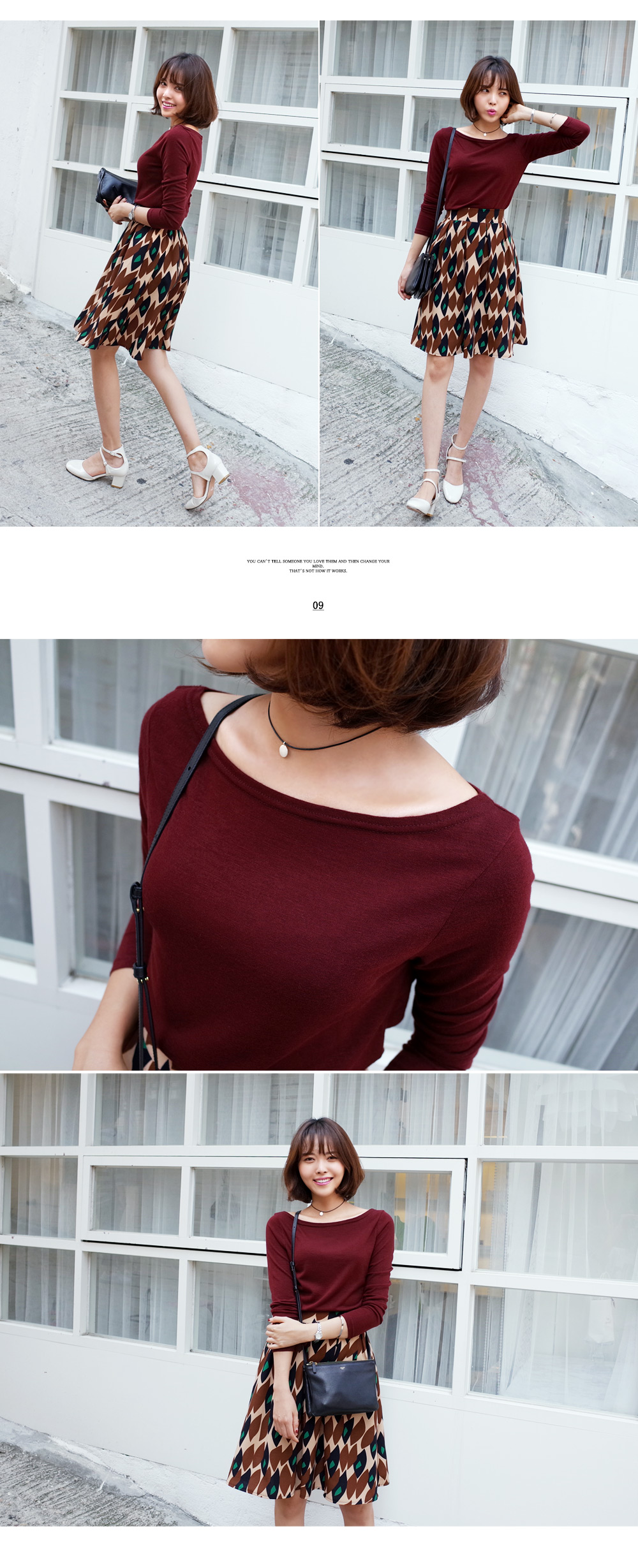 ボートネックベーシックトップス・全4色 | DHOLIC | 詳細画像5