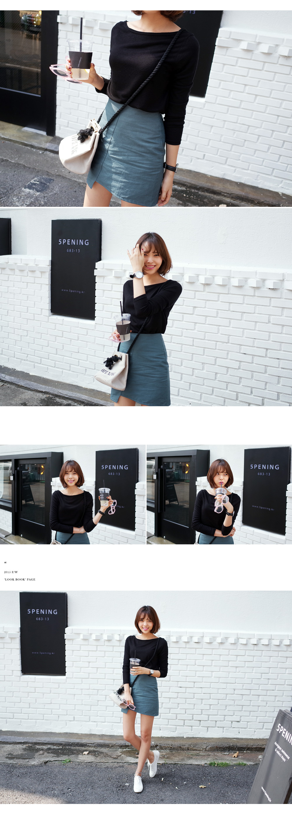 ボートネックベーシックトップス・全4色 | DHOLIC | 詳細画像8