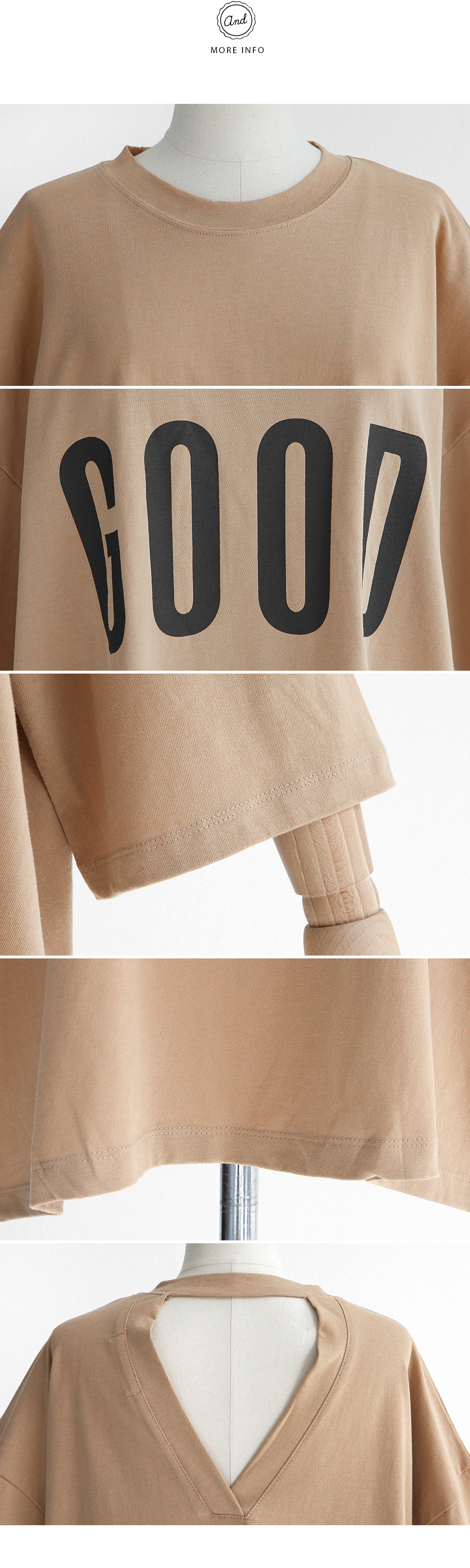 GOODロゴプリント入りオーバーフィットトップス・全4色 | DHOLIC | 詳細画像19