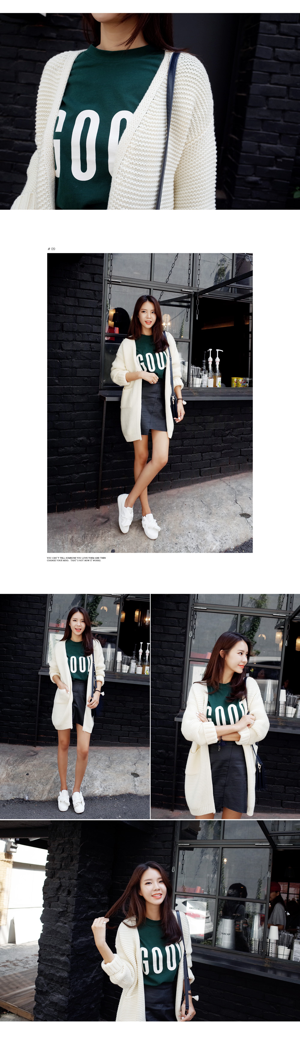 GOODロゴプリント入りオーバーフィットトップス・全4色 | DHOLIC | 詳細画像7