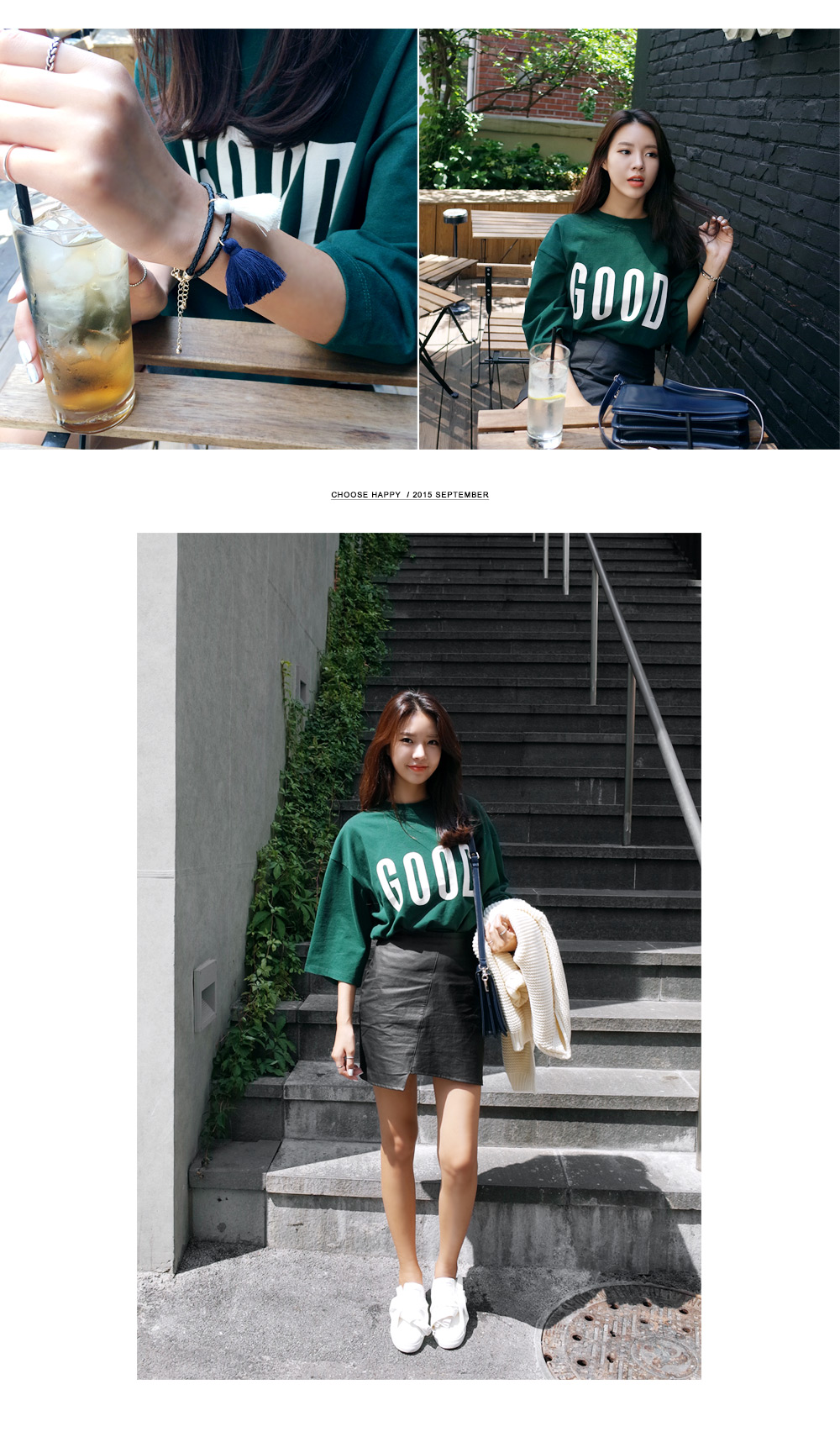 GOODロゴプリント入りオーバーフィットトップス・全4色 | DHOLIC | 詳細画像8