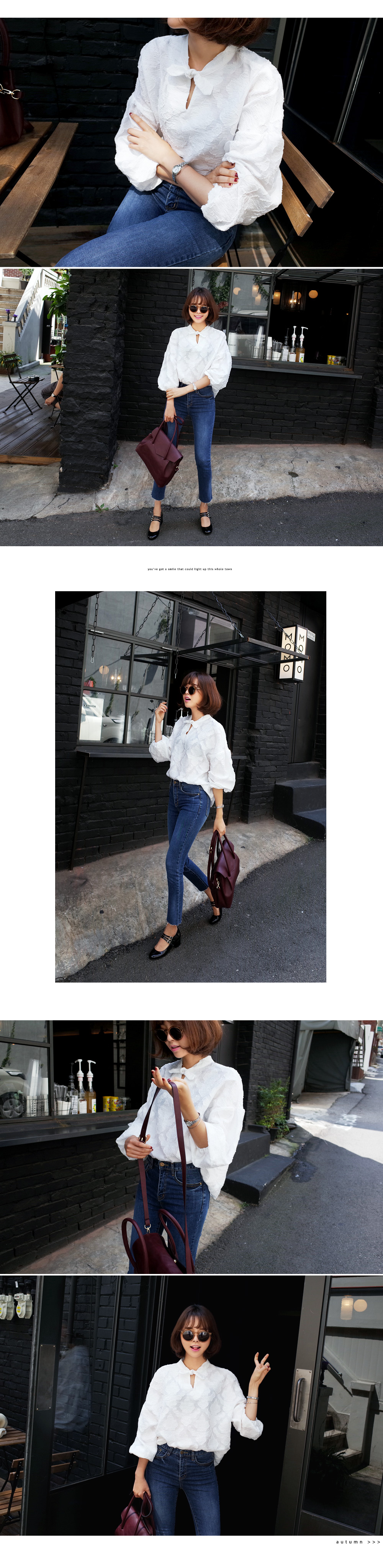 ヘムディテールハーフハイウエストスキニーデニムパンツ・全1色 | DHOLIC | 詳細画像2