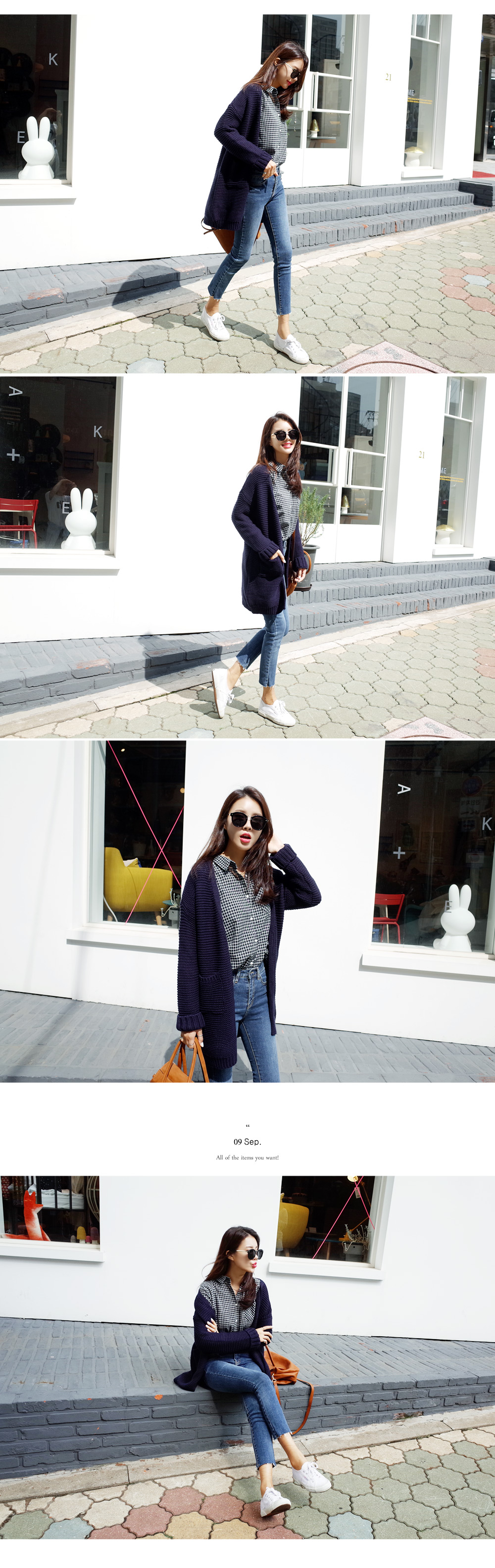 ヘムディテールハーフハイウエストスキニーデニムパンツ・全1色 | DHOLIC | 詳細画像13