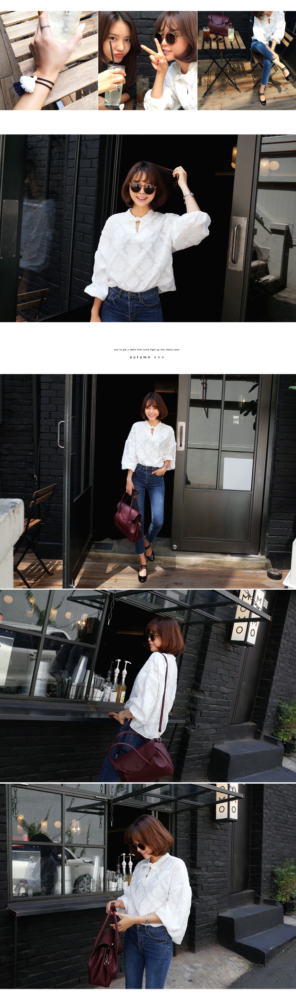 ヘムディテールハーフハイウエストスキニーデニムパンツ・全1色 | DHOLIC | 詳細画像4