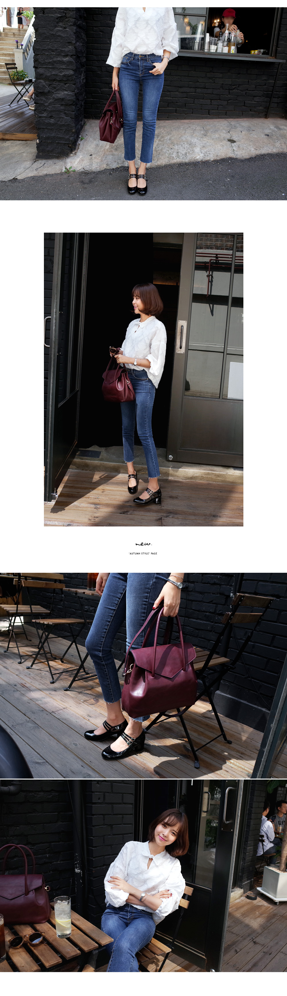 ヘムディテールハーフハイウエストスキニーデニムパンツ・全1色 | DHOLIC | 詳細画像6