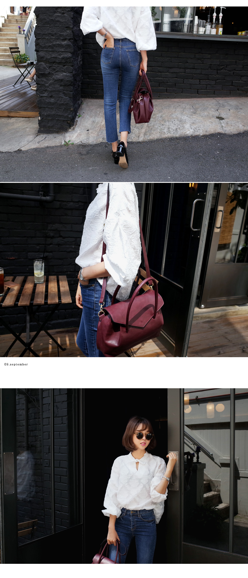 ヘムディテールハーフハイウエストスキニーデニムパンツ・全1色 | DHOLIC | 詳細画像8