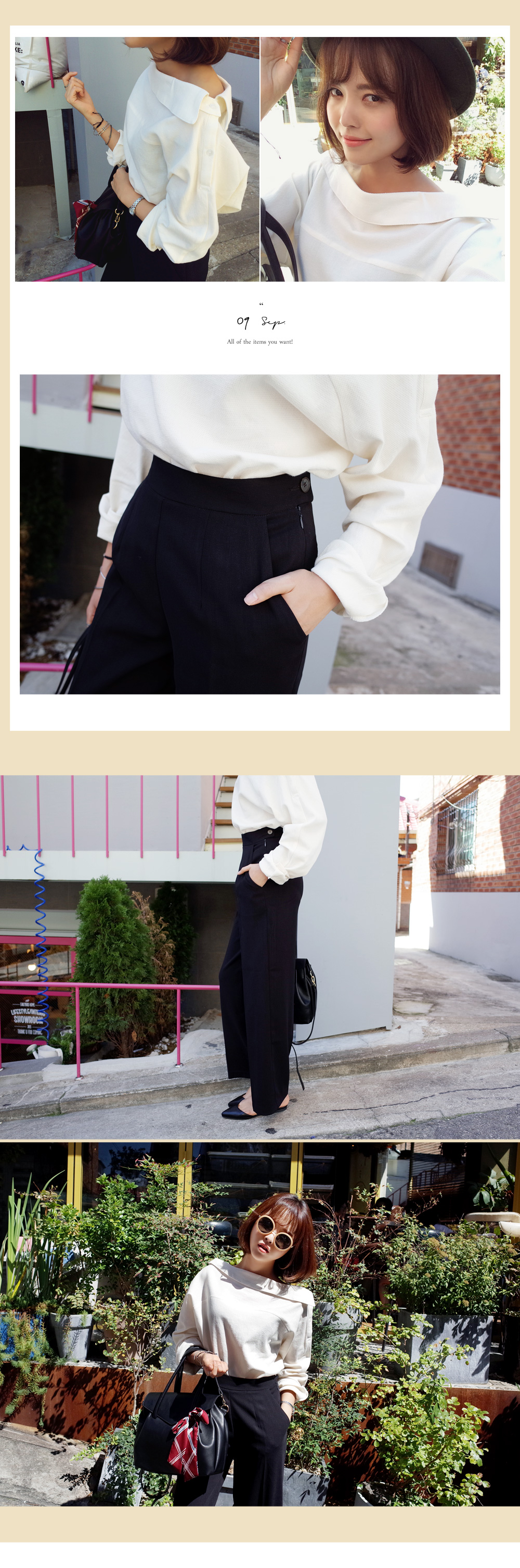 ボートネックゆったりブラウス・全3色 | DHOLIC | 詳細画像5