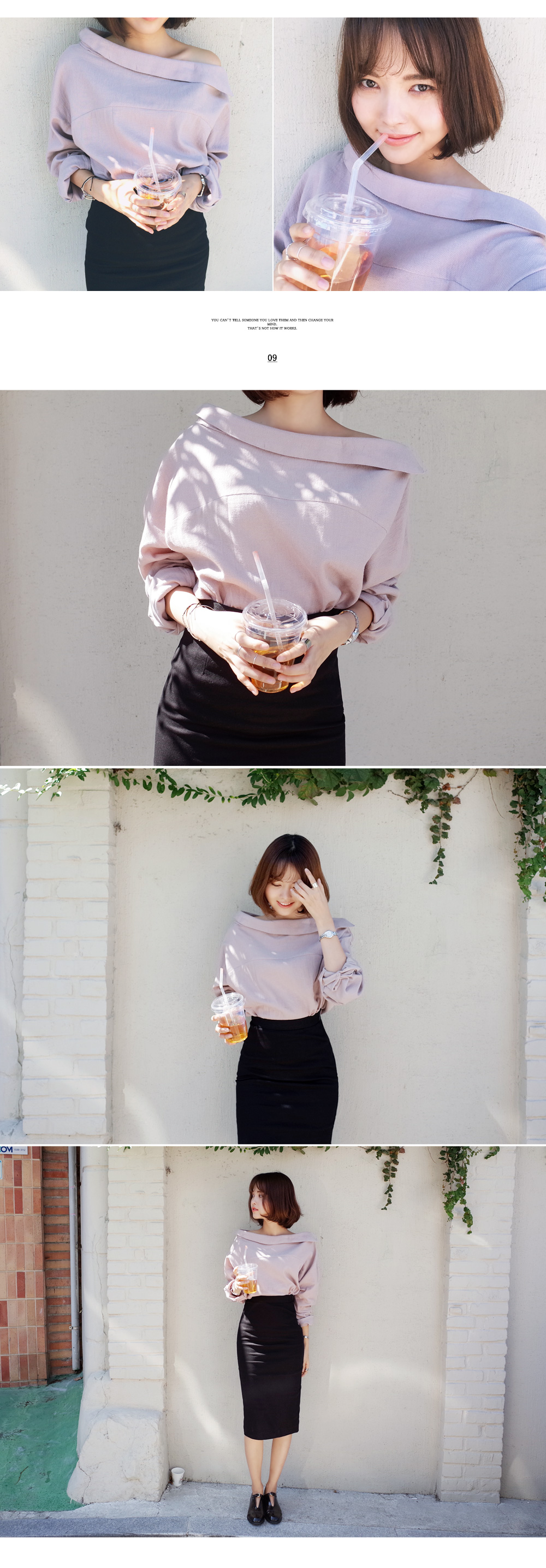 ボートネックゆったりブラウス・全3色 | DHOLIC | 詳細画像7