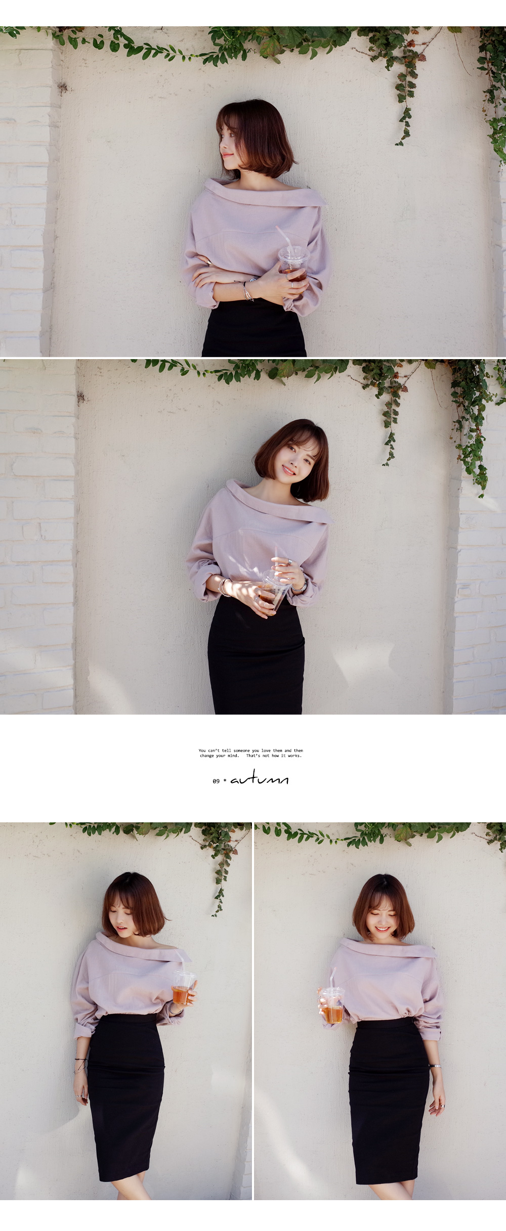 ボートネックゆったりブラウス・全3色 | DHOLIC | 詳細画像9