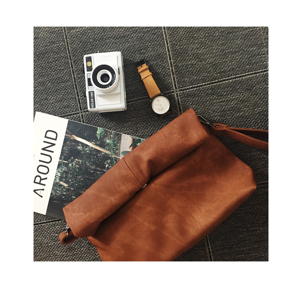 クラッチ&ショルダー2wayフェイクレザーバッグ・全3色 | 詳細画像4