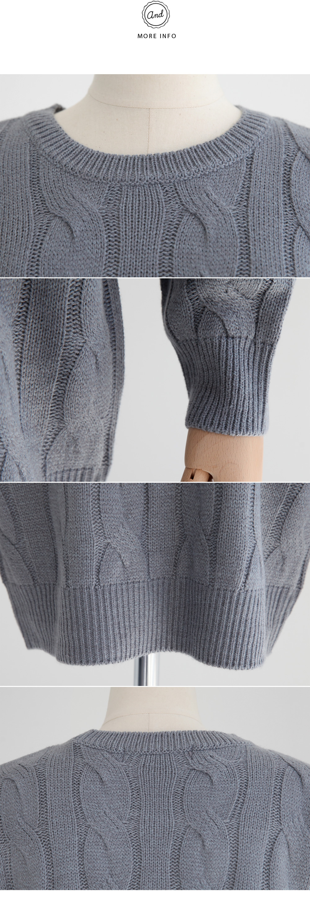 10colorツイストケーブルニット・全10色 | DHOLIC | 詳細画像12