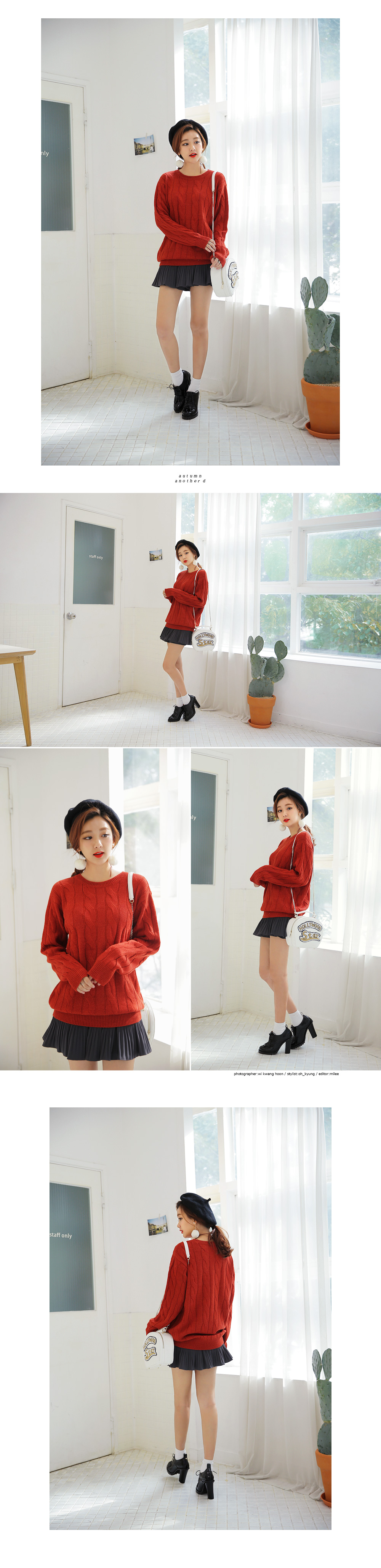 10colorツイストケーブルニット・全10色 | DHOLIC | 詳細画像6