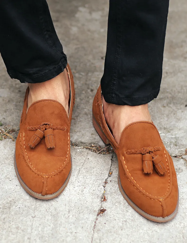 スエード調素材タッセルローファー・全3色 | 詳細画像1