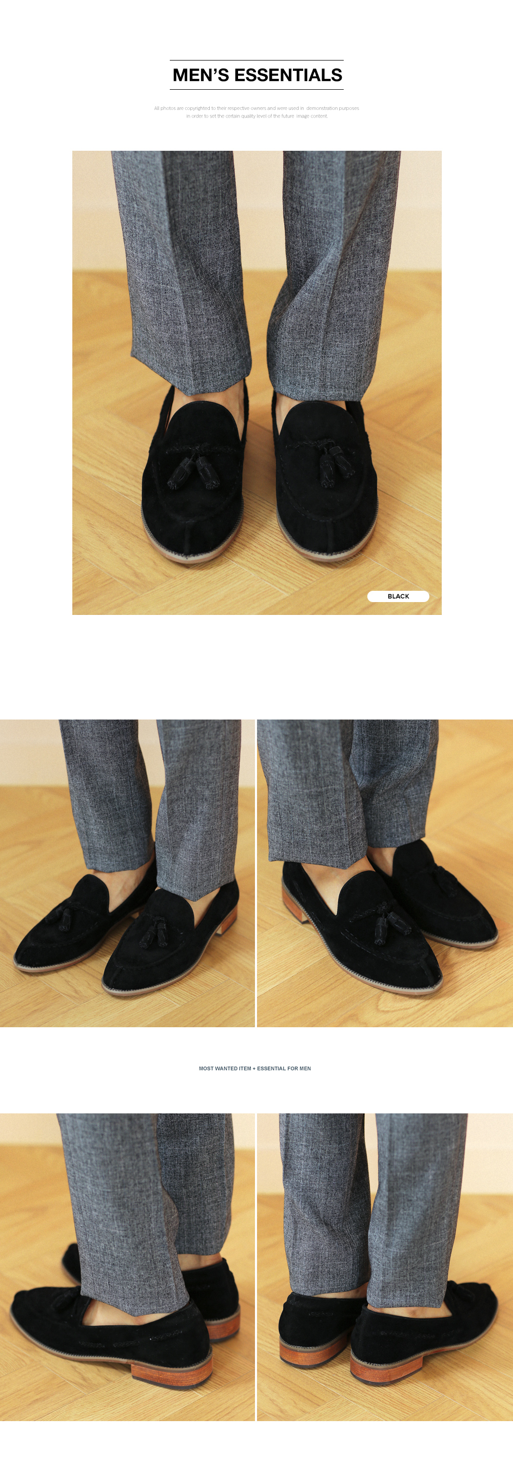 スエード調素材タッセルローファー・全3色 | 詳細画像2