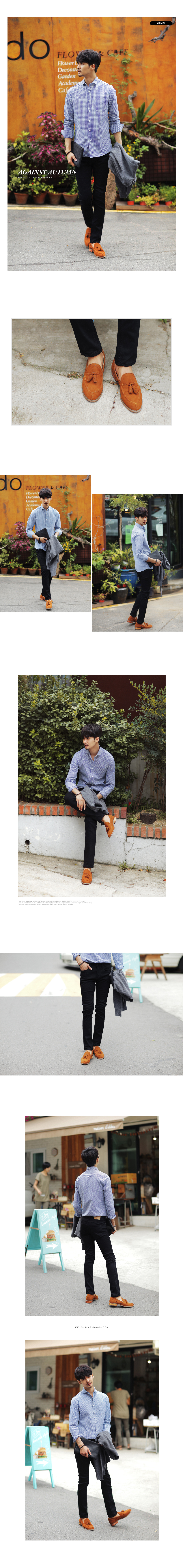 スエード調素材タッセルローファー・全3色 | 詳細画像4