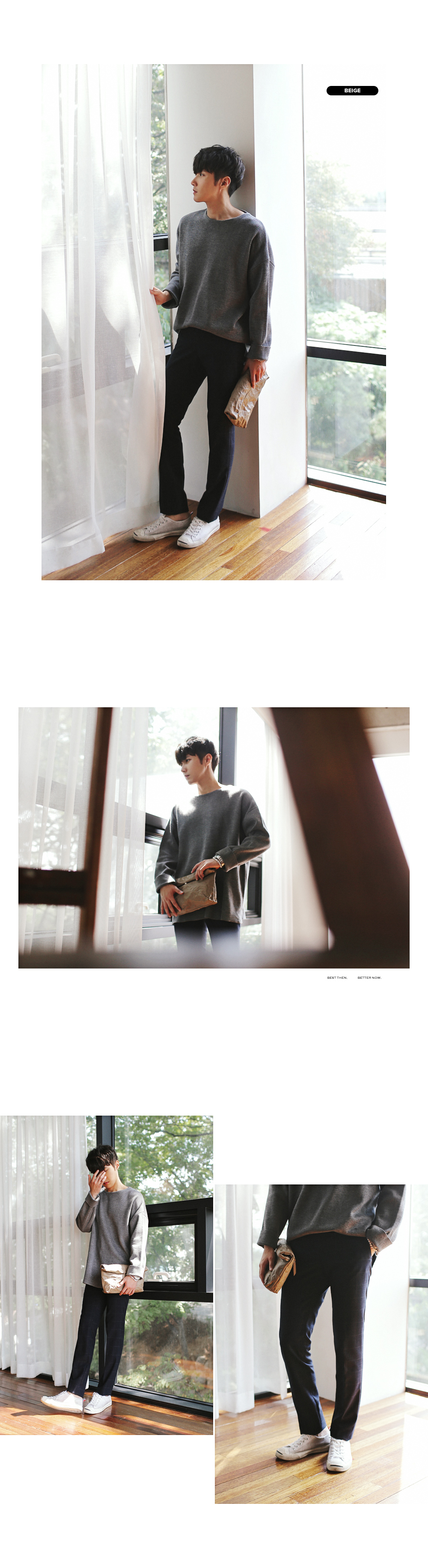 リンクルディテールフェイクレザークラッチバッグ・全5色 | 詳細画像4