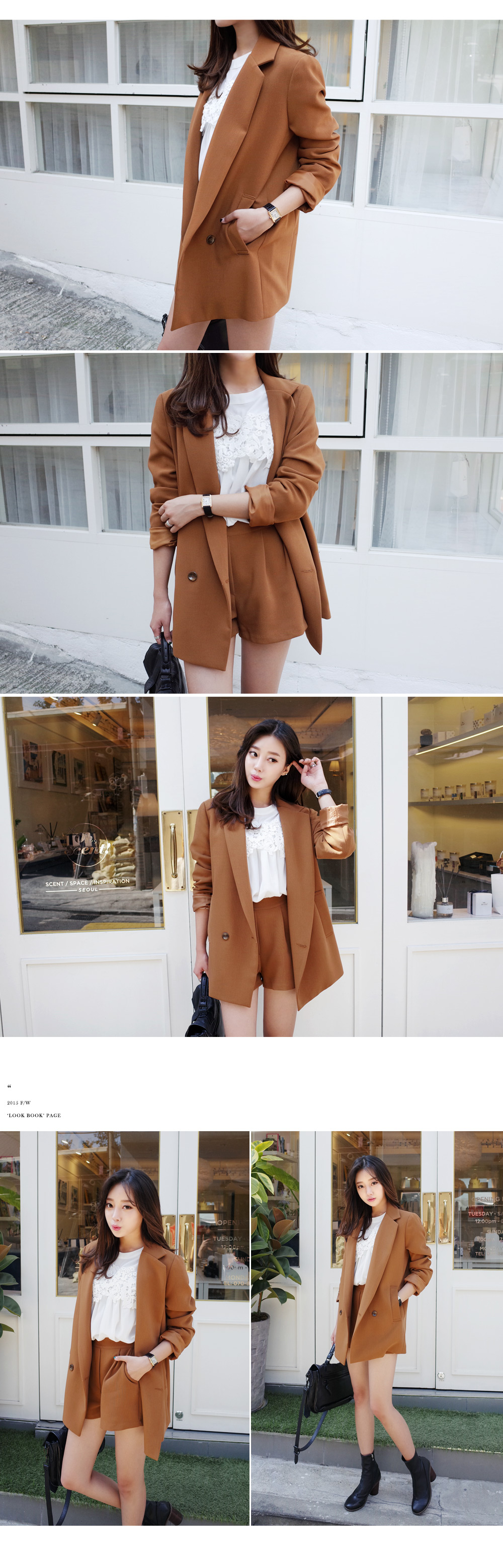 フラワーレースディテールクラシカルブラウス・全2色 | DHOLIC | 詳細画像5