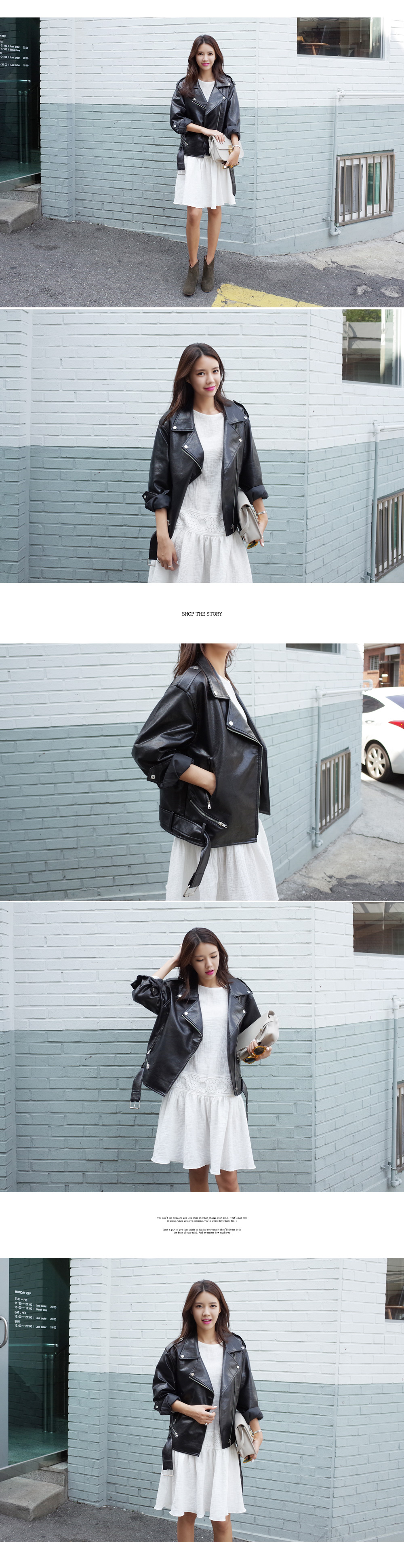 ウエストモチーフレースポイント袖ティアードシャーリングワンピース・全3色 | DHOLIC | 詳細画像3