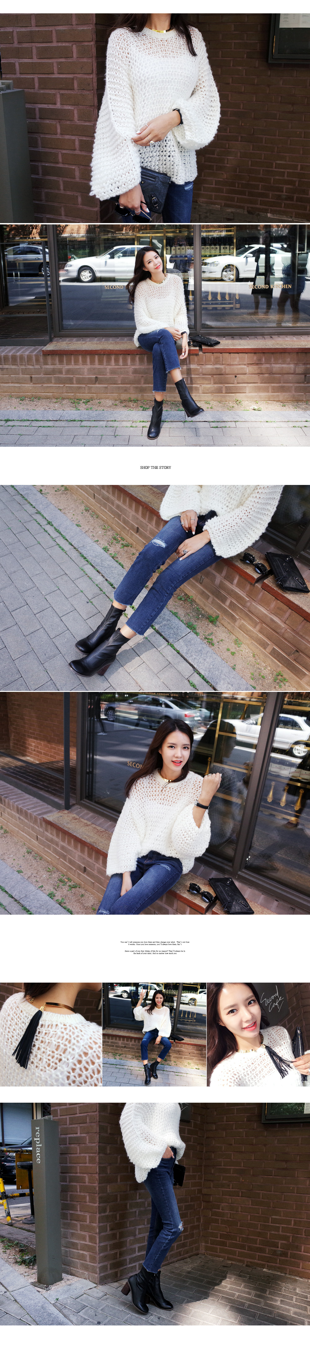 <font color=red><b>**雑誌S cawaii!4月号掲載**</b></font>ワンタッセルポイントゴールドチョーカー・全1色 | DHOLIC | 詳細画像3