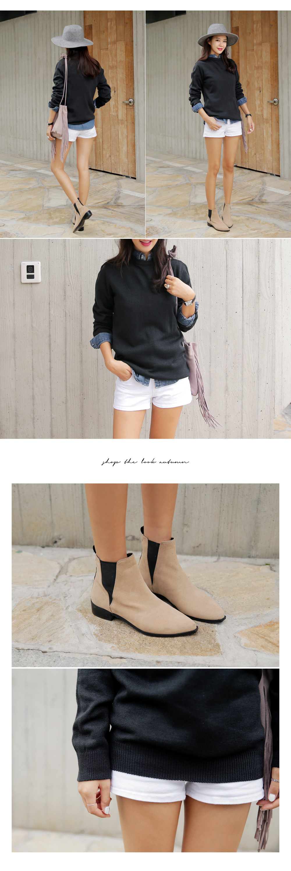 クルーネックオーバーフィットニットトップス・全10色 | DHOLIC | 詳細画像13