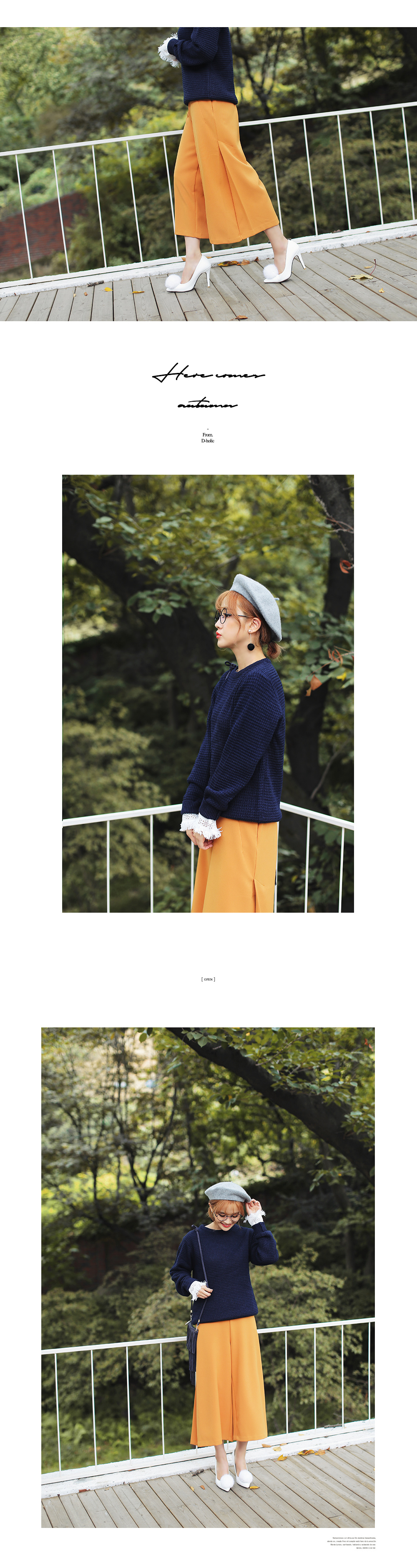 羊毛フェルトプチボールチェーンピアス・全4色 | DHOLIC | 詳細画像7