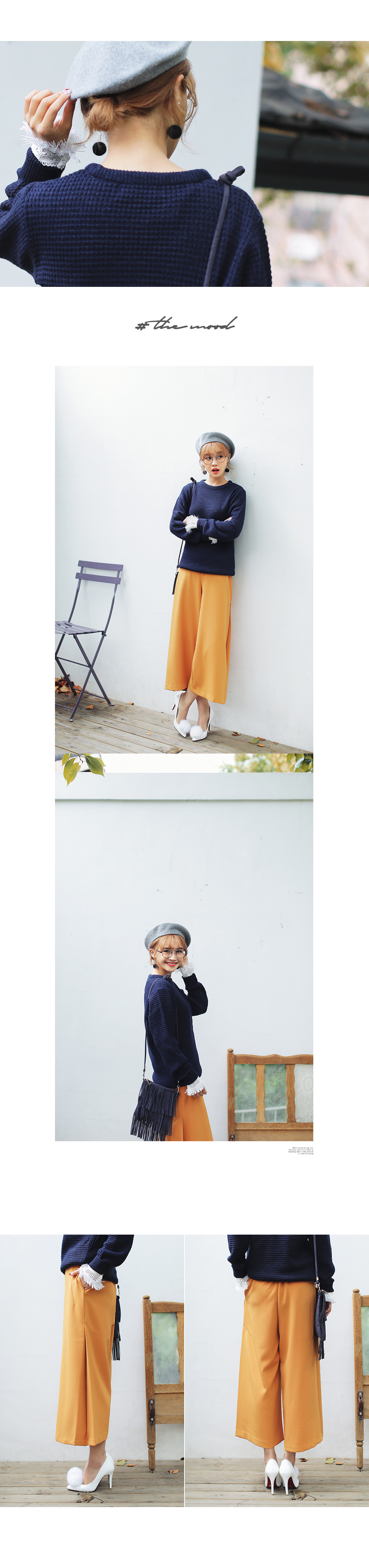 羊毛フェルトプチボールチェーンピアス・全4色 | DHOLIC | 詳細画像9