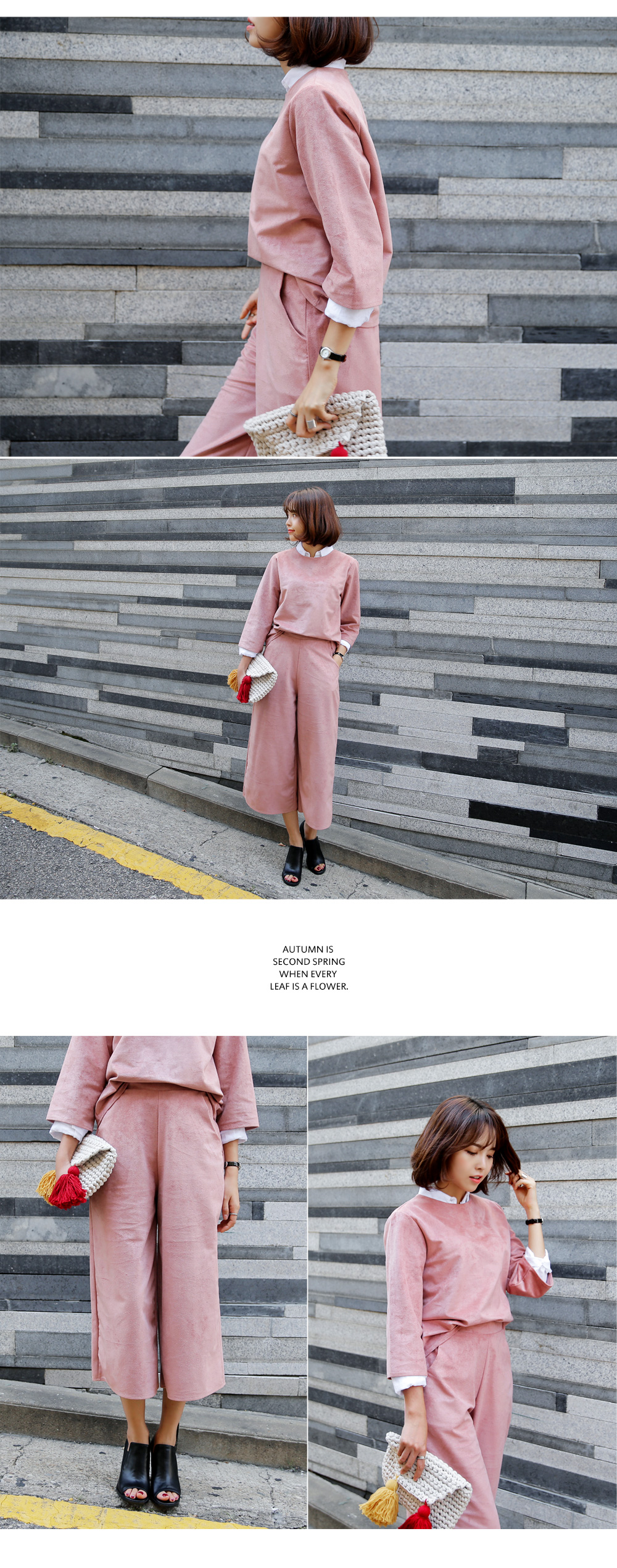 <font color=red><b>**雑誌mina4月号/Scawaii!3月号/mer1月号/AneCan1月号掲載**</b></font>スエード調ガウチョパンツ・全2色 | DHOLIC | 詳細画像4