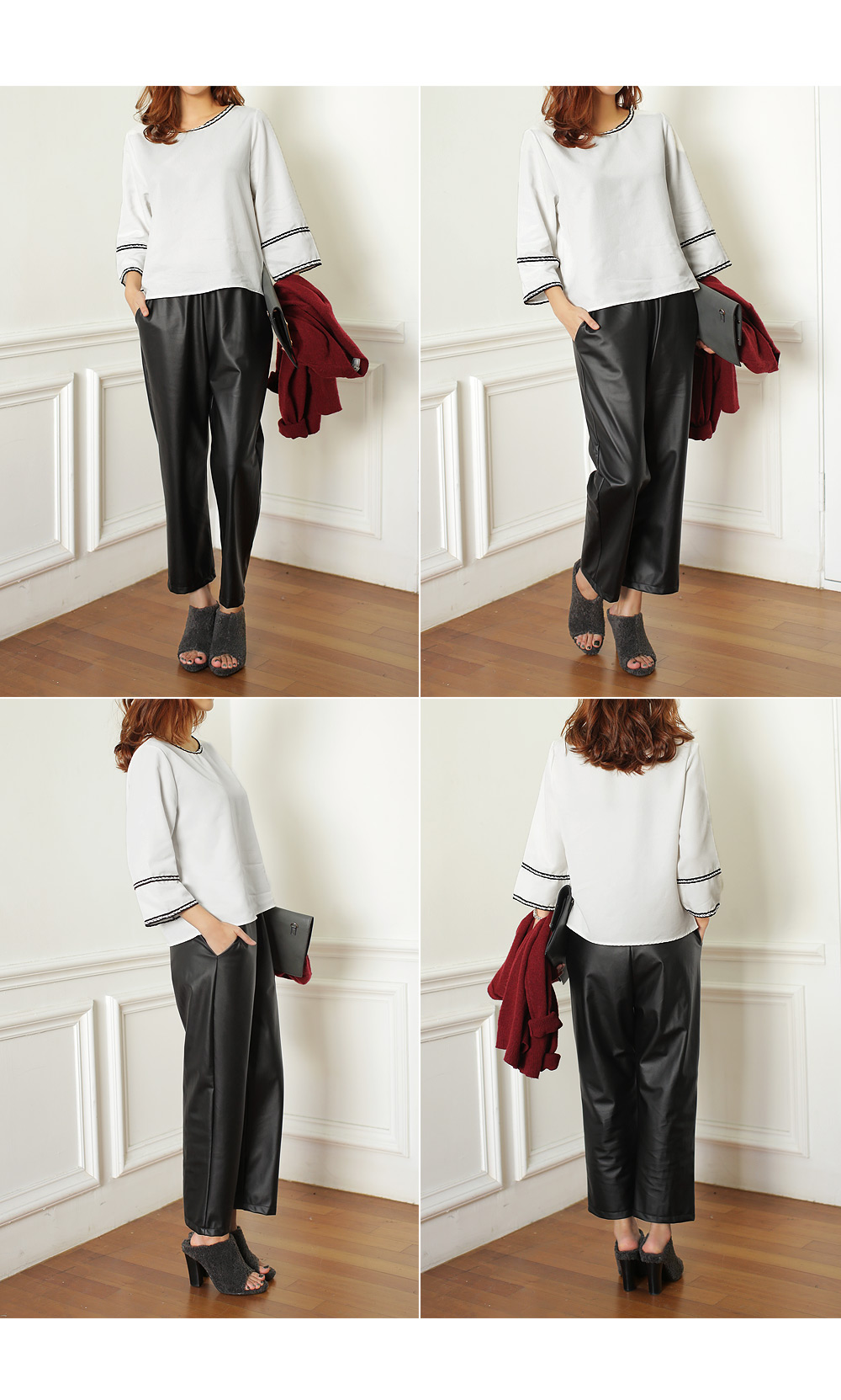 エスニックテープラインクルーネックブラウス・全3色 | DHOLIC | 詳細画像10