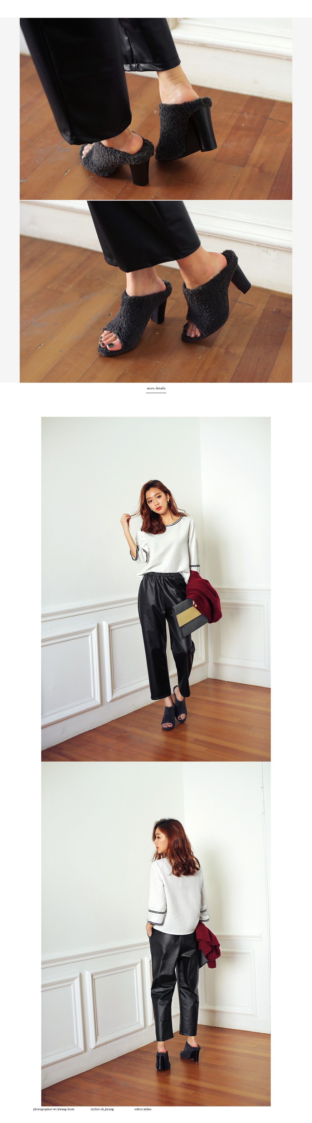 エスニックテープラインクルーネックブラウス・全3色 | DHOLIC | 詳細画像3