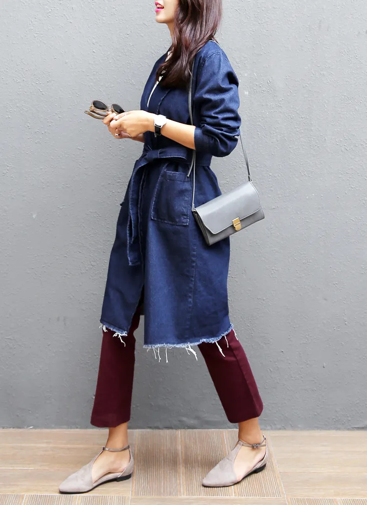 切りっぱなしデニムコーディガン・全2色 | DHOLIC | 詳細画像1