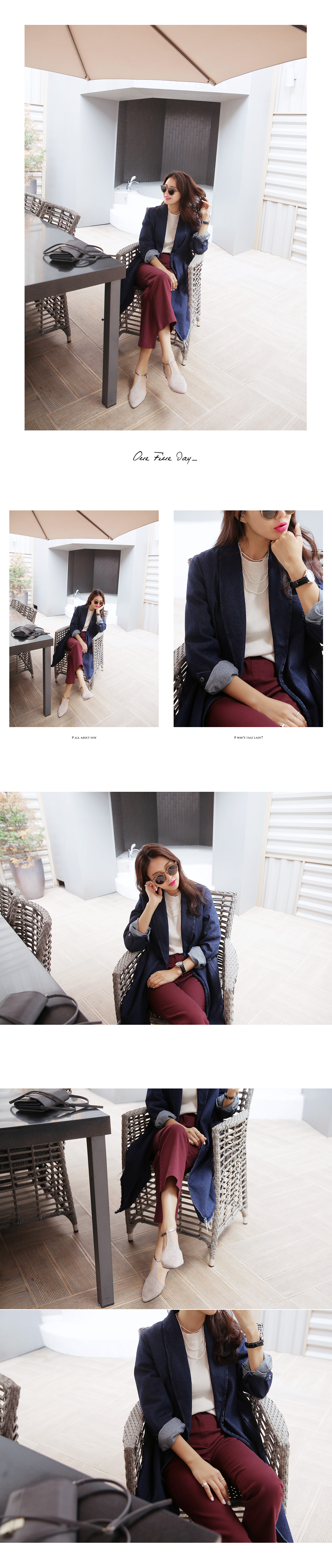 切りっぱなしデニムコーディガン・全2色 | DHOLIC | 詳細画像4