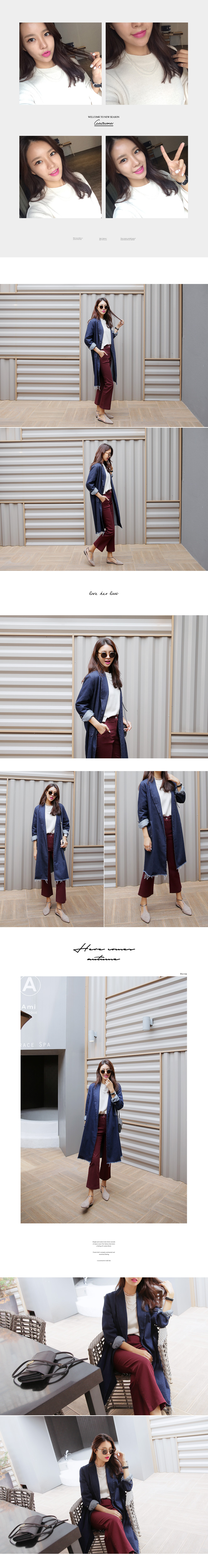 切りっぱなしデニムコーディガン・全2色 | DHOLIC | 詳細画像5