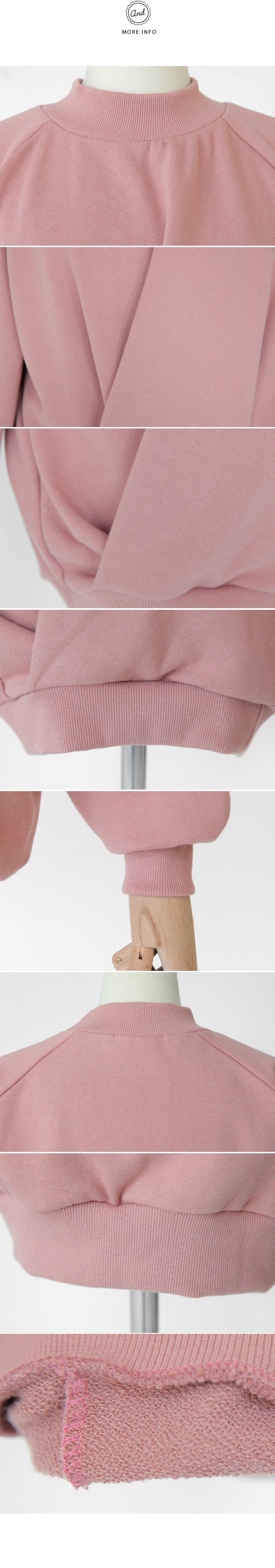 <font color=red><b>**雑誌Seventeen5月号掲載**</b></font>ドレープヘムデザインモックネックスウェット・全4色 | DHOLIC | 詳細画像10