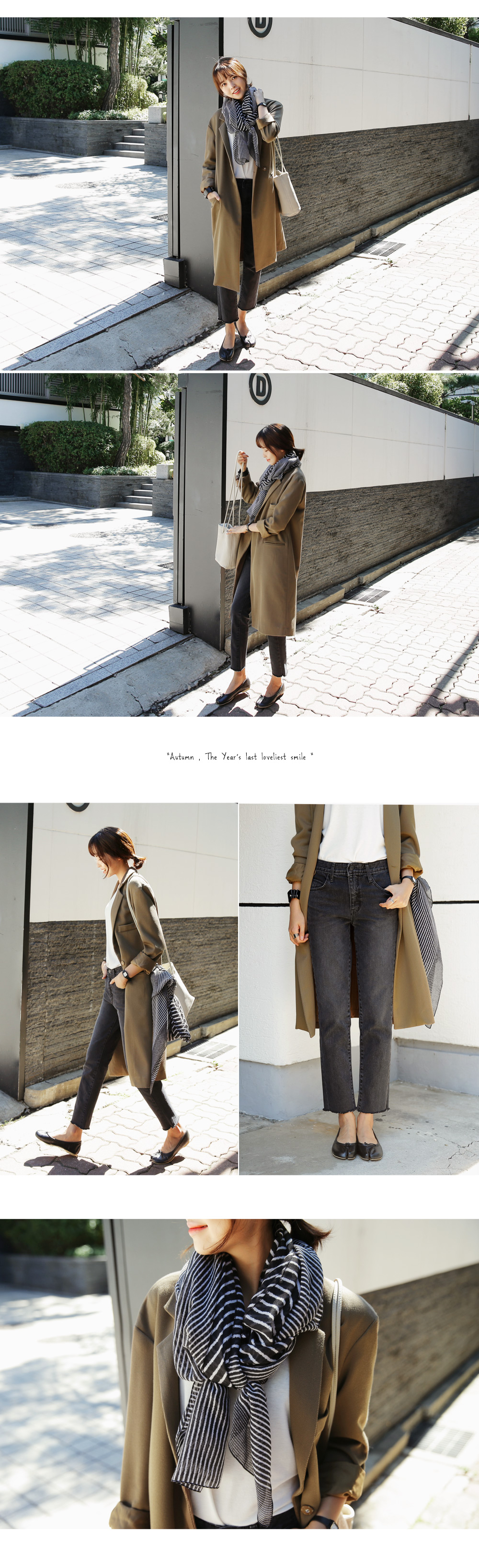 ダブルボーダーパターンショール・全1色 | DHOLIC | 詳細画像2